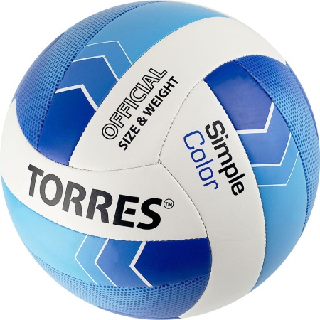 Купить Мяч волейбольный Torres Simple Color любительский р.5 в Мелеузе 